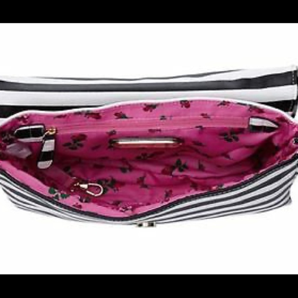 Betsey Johnson stripped bag shoulder bag - Picture 8 of 13